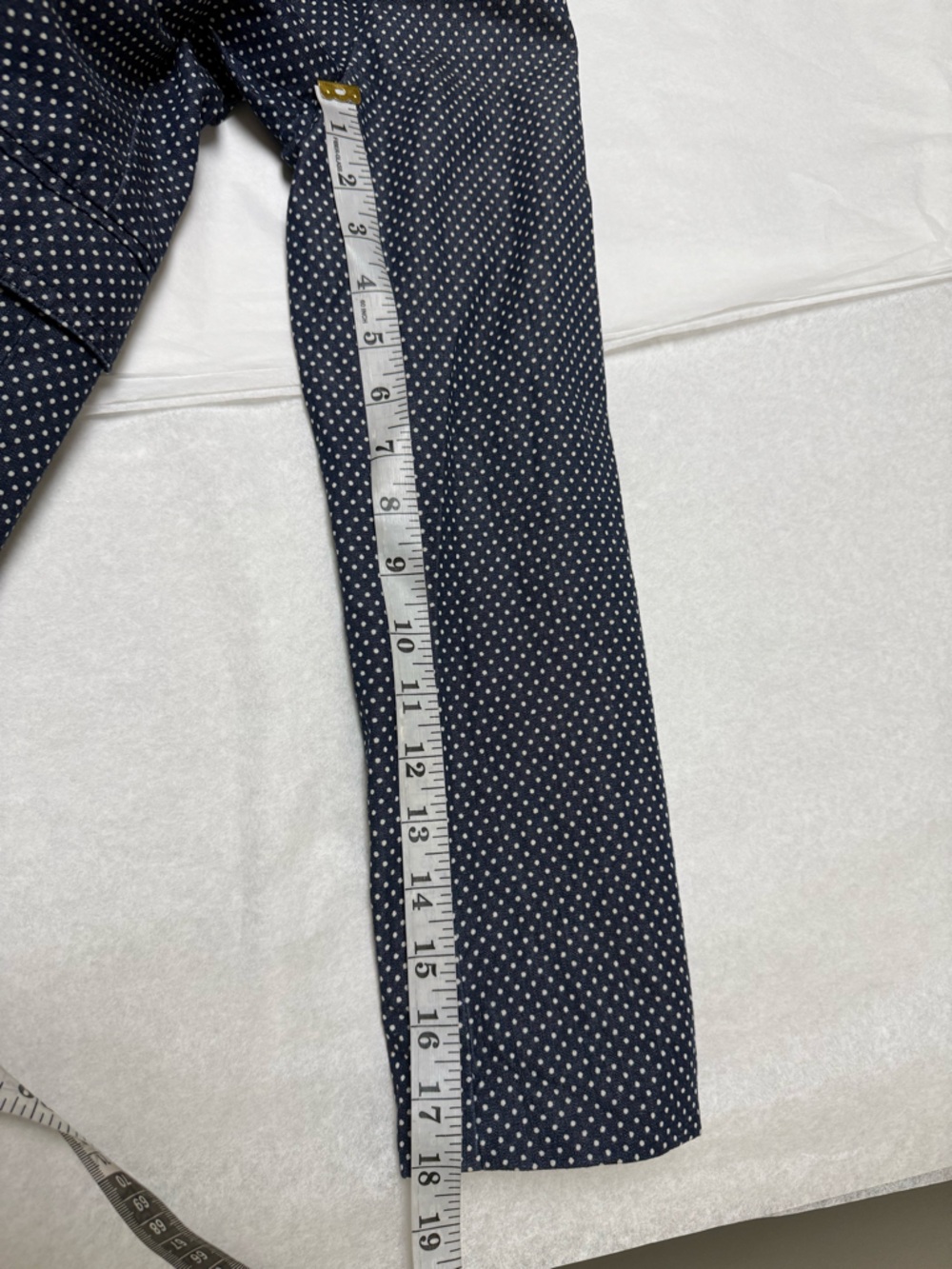 J.Crew schoolboy blazer in a navy blue and white polka dot pattern. 🔵 - Picture 8 of 12